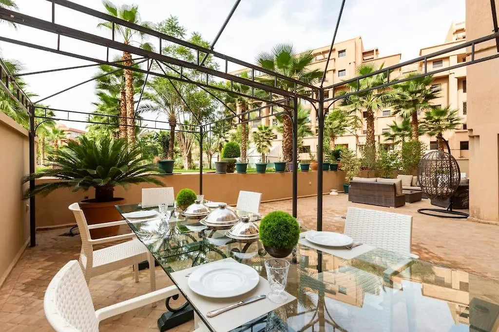 Lägenhet Somptueux Duplex Au Coeur De L'Hivernage Marrakesh